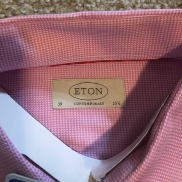 Eton Signature Twill Contemporary Dress Shirt - Picture 2 of 3